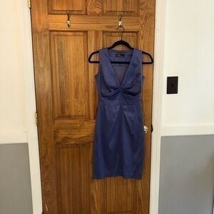 Love republic purple silky V neck dress sz 0